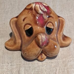 Vintage Puppy Dog Eyeglass Holder